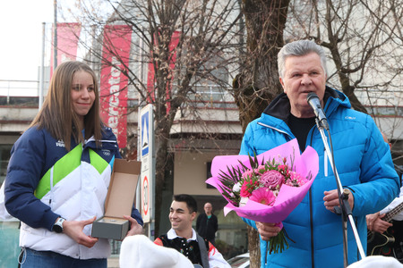Manca Caserman  sprejem  24 Foto Ljubo Vukelič